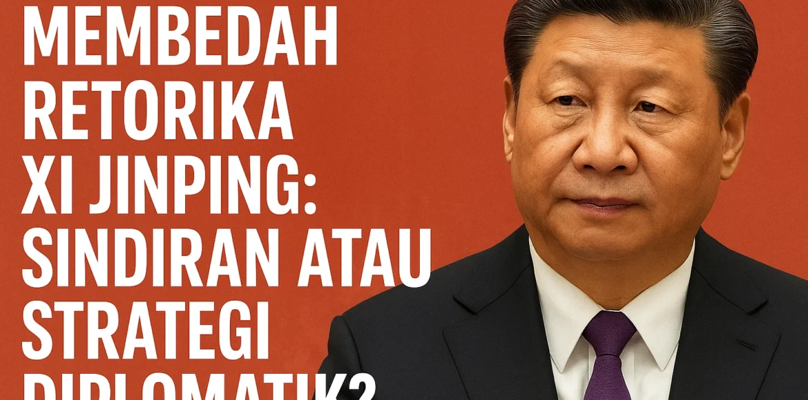 Membedah Retorika Xi Jinping Sindiran atau Strategi Diplomatik Membedah Retorika Xi Jinping