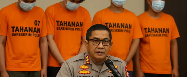 Bareskrim Ungkap Jaringan Judi Online Internasional, 22 Tersangka Diamankan