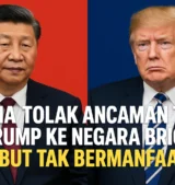 China Tolak Ancaman Tarif Trump ke Negara BRICS, Sebut Tak Bermanfaat