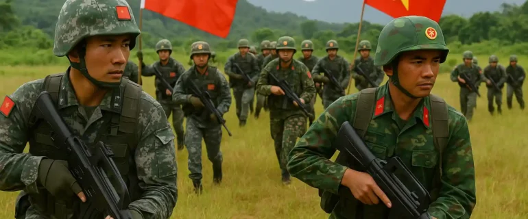 China dan Vietnam Gelar Latihan Militer Bersama Pertama