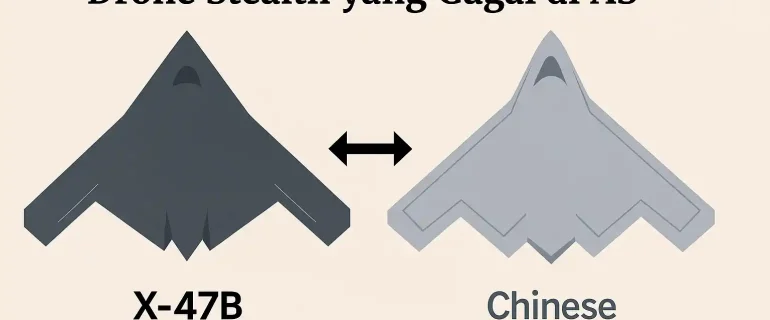 Cina Atasi Batasan Desain Drone Stealth yang Gagal di AS