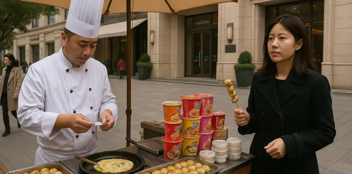Hotel Mewah China Jual Street Food Demi Bertahan di Pasar Hotel Mewah China Jual Street Food Demi Bertahan di Pasar