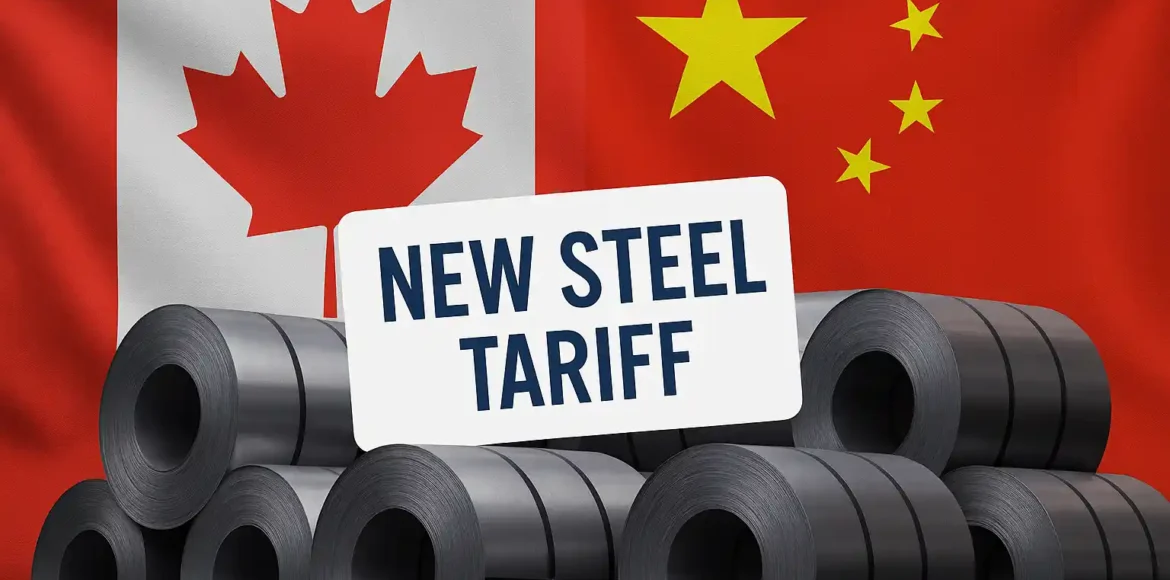Kanada Perketat Impor Baja dengan Tarif 25% untuk Produk Berbasis China