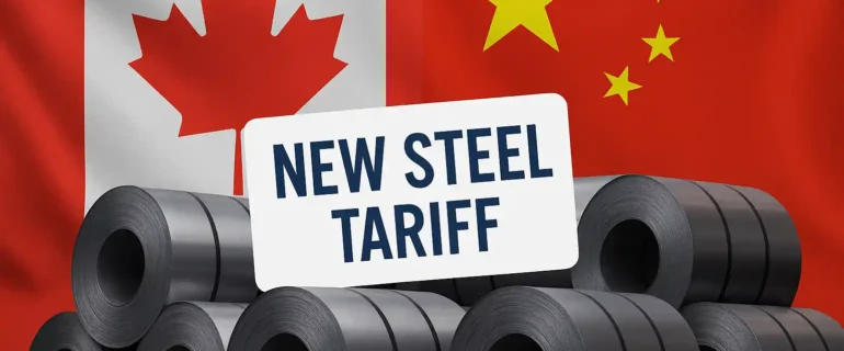 Kanada Perketat Impor Baja dengan Tarif 25% untuk Produk Berbasis China