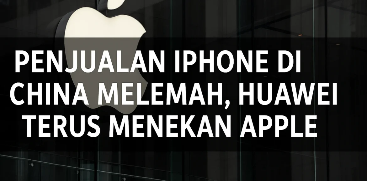 Penjualan iPhone di China Melemah, Huawei Terus Menekan Apple penjualan iPhone di China