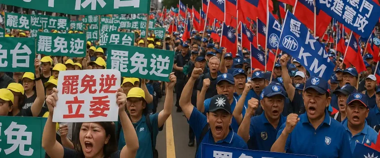Taiwan Gelar Recall 24 Legislator KMT, Ketegangan Memuncak