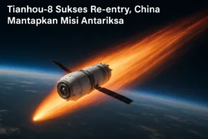 Tianzhou-8 Sukses Re-entry, China Mantapkan Misi Antariksa