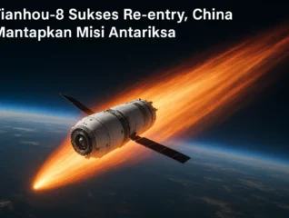 Tianzhou-8 Sukses Re-entry, China Mantapkan Misi Antariksa