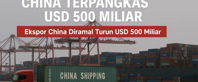 Trump Bikin Ekspor China ke AS Diprediksi Turun Tajam