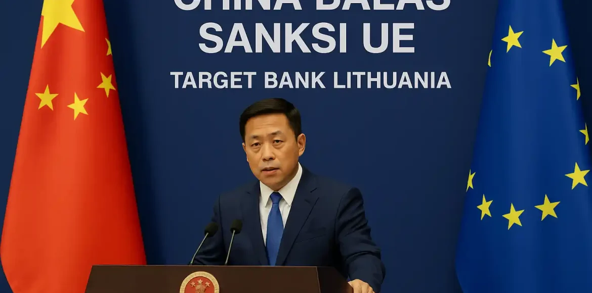 China Balas Sanksi UE dengan Target Bank Lithuania China Balas Sanksi UE dengan Target Bank Lithuania