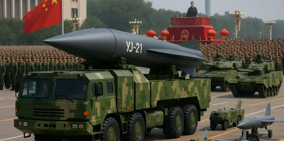China pamer senjata baru parade militer September 2025 China pamer senjata baru parade militer September 2025