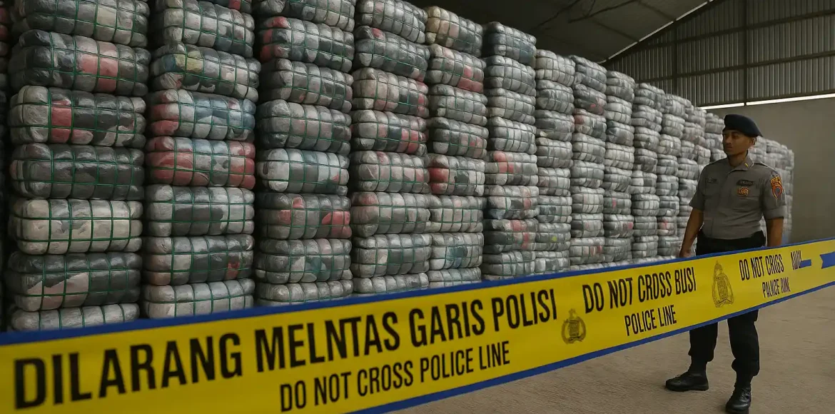 Impor Ilegal Pakaian China Senilai Rp112 Miliar Dibongkar Impor Ilegal Pakaian China Senilai Rp112 Miliar Dibongkar