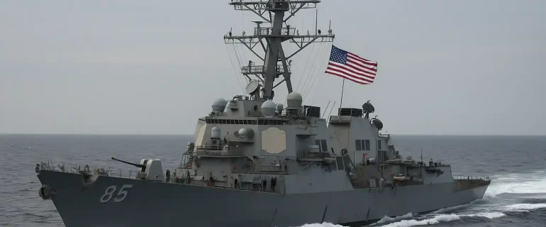 Kapal Perusak AS Diusir Militer China di Laut China Selatan