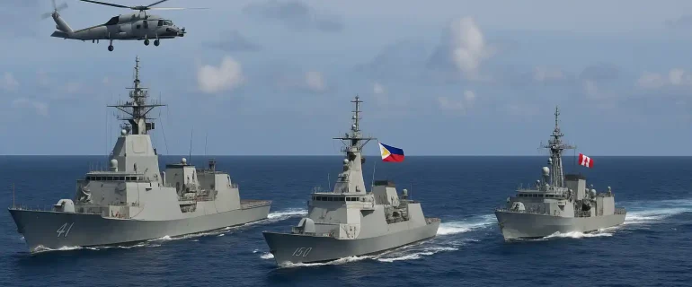 Latihan Militer Laut China Selatan Libatkan Tiga Negara