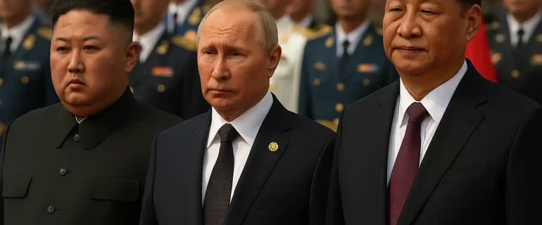 Pertemuan Kim Putin Xi Digelar di Parade China 2025