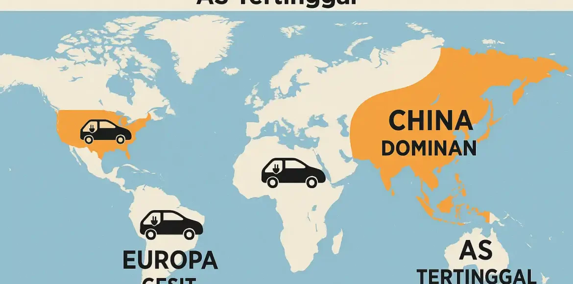 Peta Mobil Listrik, China Dominan, Eropa Gesit, AS Tertinggal Peta Mobil Listrik, China Dominan, Eropa Gesit, AS Tertinggal