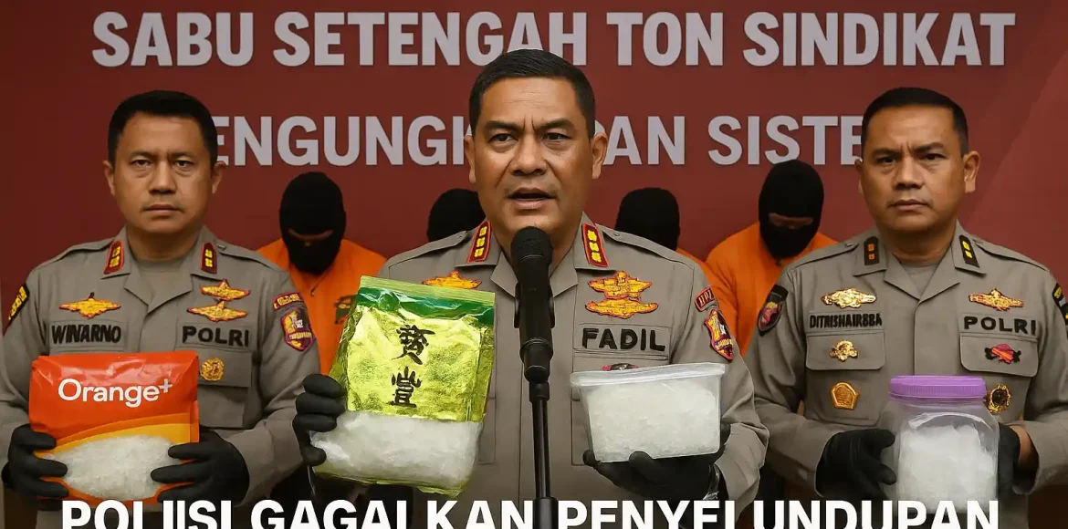Polisi Gagalkan Penyelundupan Sabu Setengah Ton Sindikat Polisi Gagalkan Penyelundupan Sabu Setengah Ton Sindikat