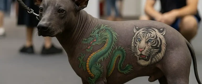 Tato Anjing China di Pet Fair Picu Kecaman Publik