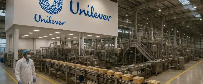 Unilever Resmikan Basis Produksi Makanan di China