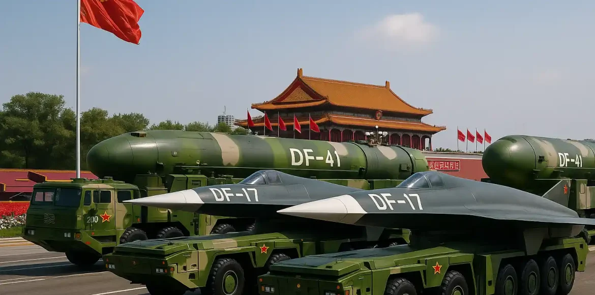 China Pamer Rudal Hipersonik Nuklir di Parade Militer China Pamer Rudal Hipersonik Nuklir di Parade Militer