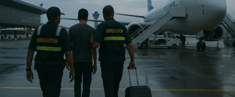 Imigrasi Deportasi Buronan WN China Sepuluh Tahun