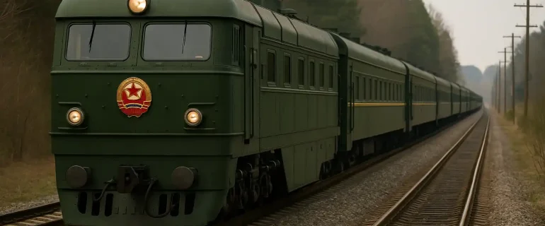 Kim Jong Un Tiba di China Naik Kereta Lapuk