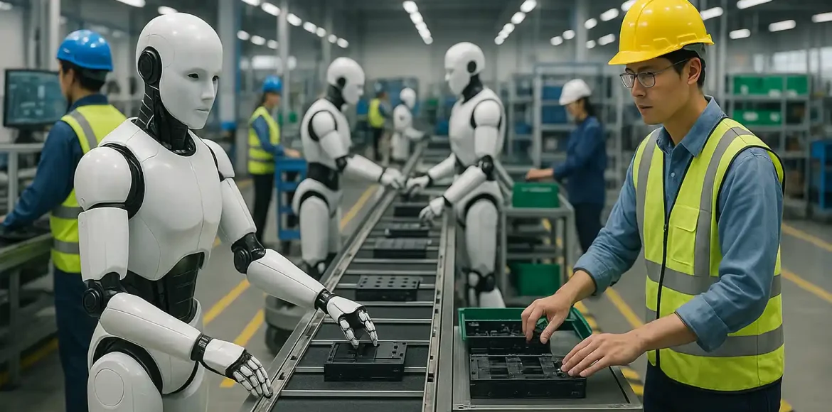 Pasar memanas, humanoid robot China masuk pabrik