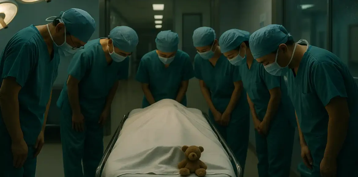 Penghormatan Donor Anak, Dokter Membungkuk Penghormatan Donor Anak, Dokter Membungkuk