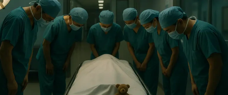 Penghormatan Donor Anak, Dokter Membungkuk