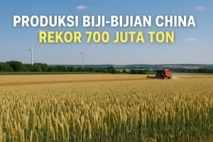 Produksi Biji-Bijian China Catat Rekor 700 Juta Ton