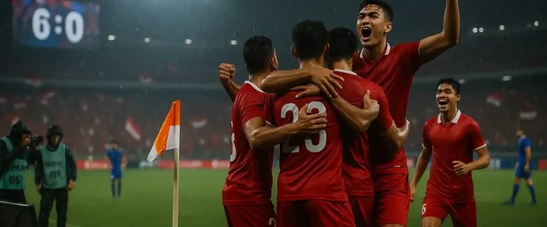 Ranking FIFA Indonesia Naik Usai Libas Taipei