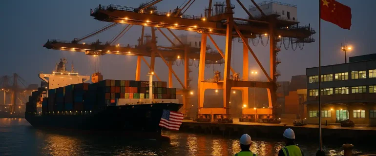 Bea Pelabuhan China Balasan untuk Kapal AS