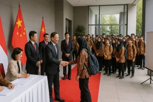 Mahasiswa Indonesia di Tiongkok KBRI Beijing Sambut 700