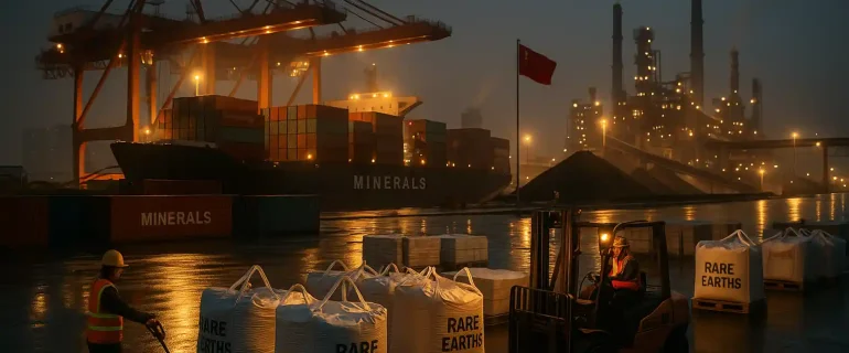 Pembatasan Ekspor Mineral China Perketat Pasokan