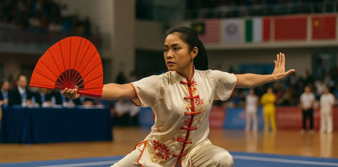 Perak Krisdayanti WKFC Dorong Minat Wushu