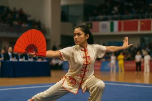 Perak Krisdayanti WKFC Dorong Minat Wushu
