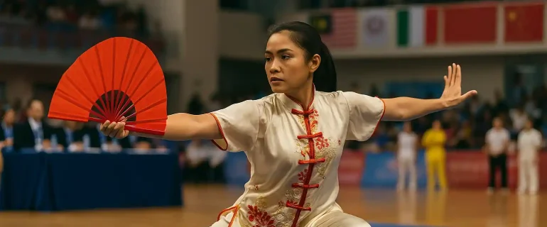 Perak Krisdayanti WKFC Dorong Minat Wushu