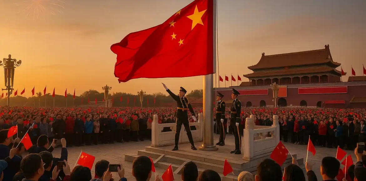 Perayaan Hari Nasional China semarak 76 tahun Perayaan Hari Nasional China semarak 76 tahun