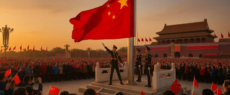 Perayaan Hari Nasional China semarak 76 tahun