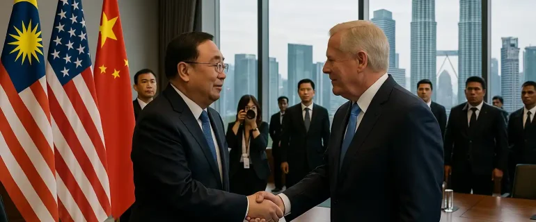Perundingan Dagang AS China Disambut di Kuala Lumpur Perundingan Dagang AS China Disambut di Kuala Lumpur