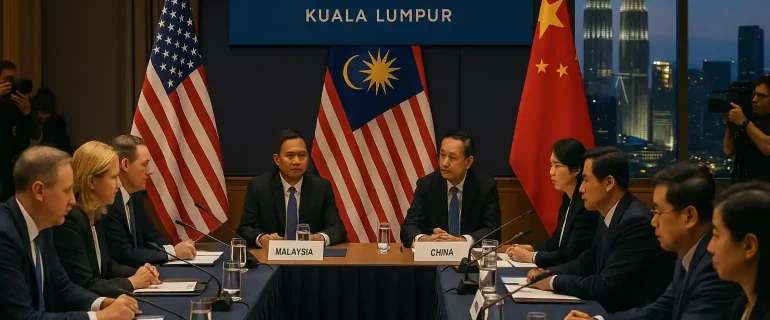 Perundingan Dagang Malaysia Dorong Agenda AS China