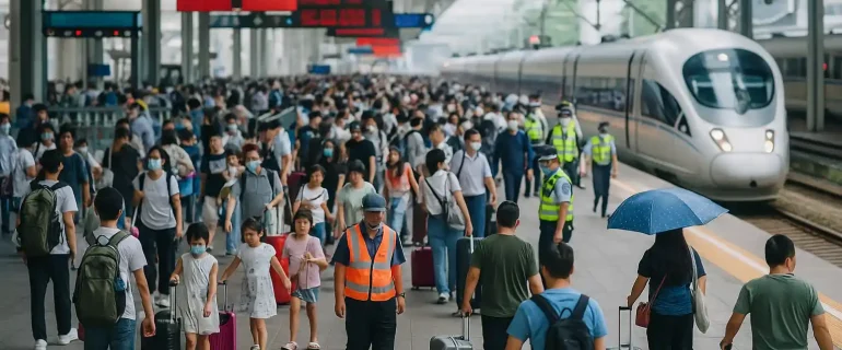 Rekor Perjalanan China Golden Week Tembus 301 Juta