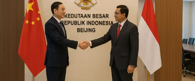 Wakil Dubes China Diperkenalkan Kemlu untuk Efektivitas