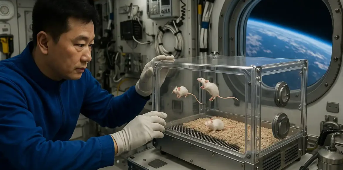 Eksperimen Tikus Antariksa di Stasiun Tiangong 2025 Eksperimen Tikus Antariksa di Stasiun Tiangong 2025
