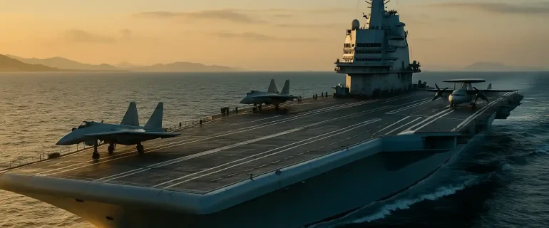 Kapal Induk Fujian Resmi Dinas Aktif China Kapal Induk Fujian Resmi Dinas Aktif China