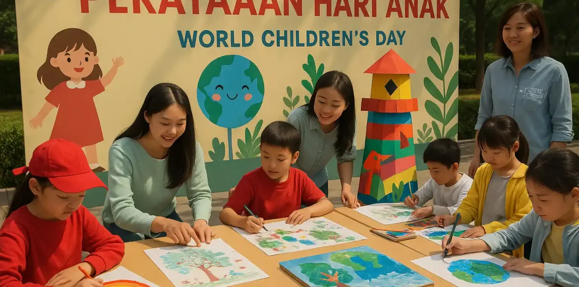 Perayaan Hari Anak di China Warnai Kegiatan Kreatif 2025