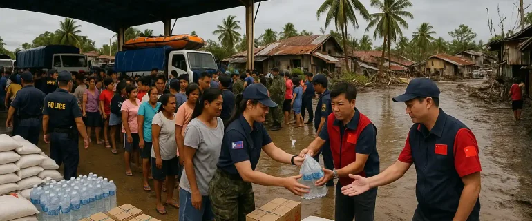 Simpati China Filipina untuk Korban Topan Fung-wong Simpati China Filipina untuk Korban Topan Fung-wong