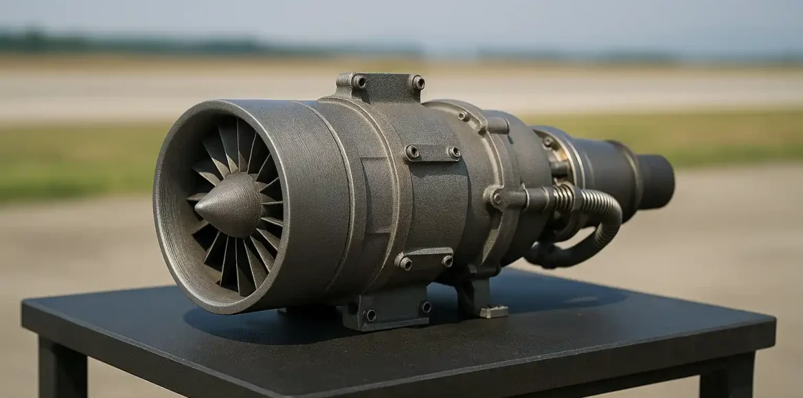 Turbojet Mini China Dipamerkan dengan Teknologi Cetak 3D