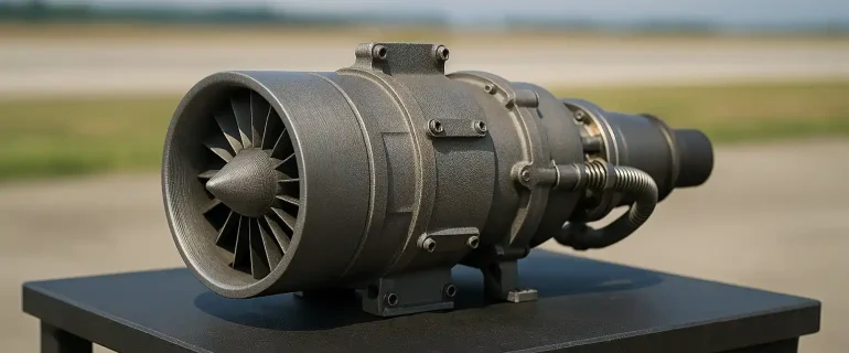 Turbojet Mini China Dipamerkan dengan Teknologi Cetak 3D Turbojet Mini China Dipamerkan dengan Teknologi Cetak 3D