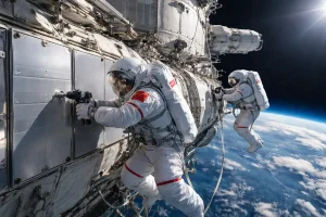 Perisai Puing Tiangong Dipasang Tiongkok Lewat Spacewalk